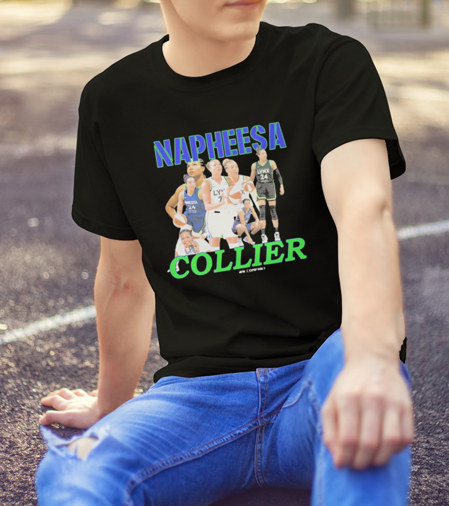 Napheesa Collier Minnesota Lynx WNBA The Homegrown Company Collage T-Shirt