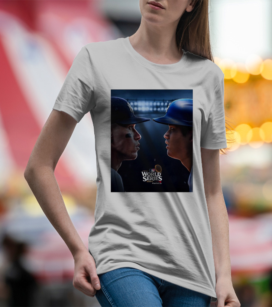 World Series 2024 Aaron Judge Shohei Ohtani Faceoff Baseball Stars T-Shirt
