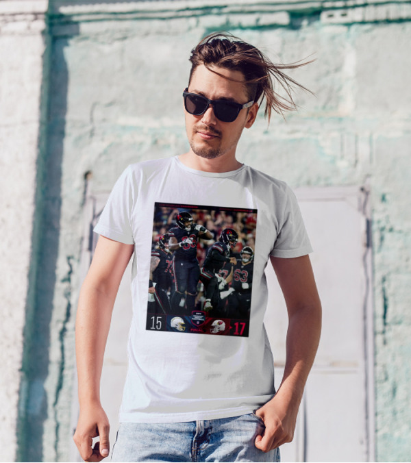 Final Score Los Angeles Chargers 15 Arizona Cardinals 17 Monday Night Football T-Shirt