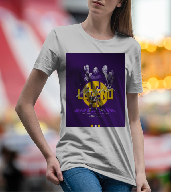 LSU Tigers Andrew Whitworth SEC Legend Class Of 2024 LSU Football Signature T-Shirt
