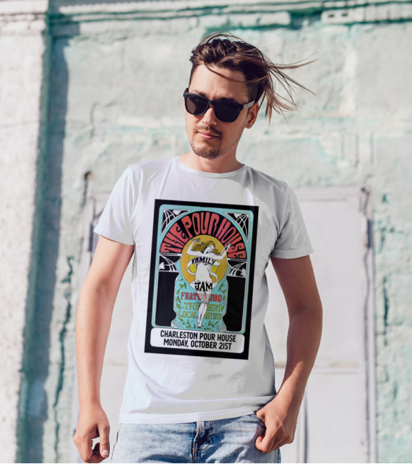 Charleston Pour House Family Jam Featuring The Best Local Artists October 21st T-Shirt