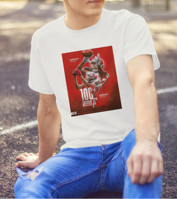 Tampa Bay Buccaneers Mike Evans 100 Career Receiving Touchdowns Graced By Greatness T-Shirt