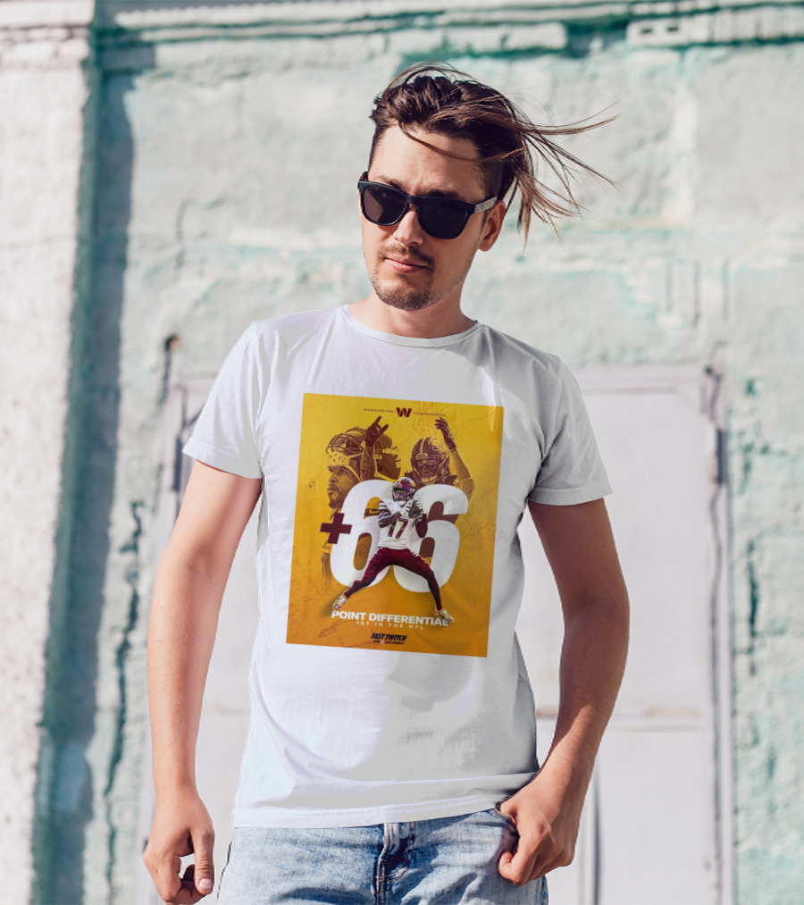 Washington Commanders +66 Point Differential 1st In The NFL T-Shirt
