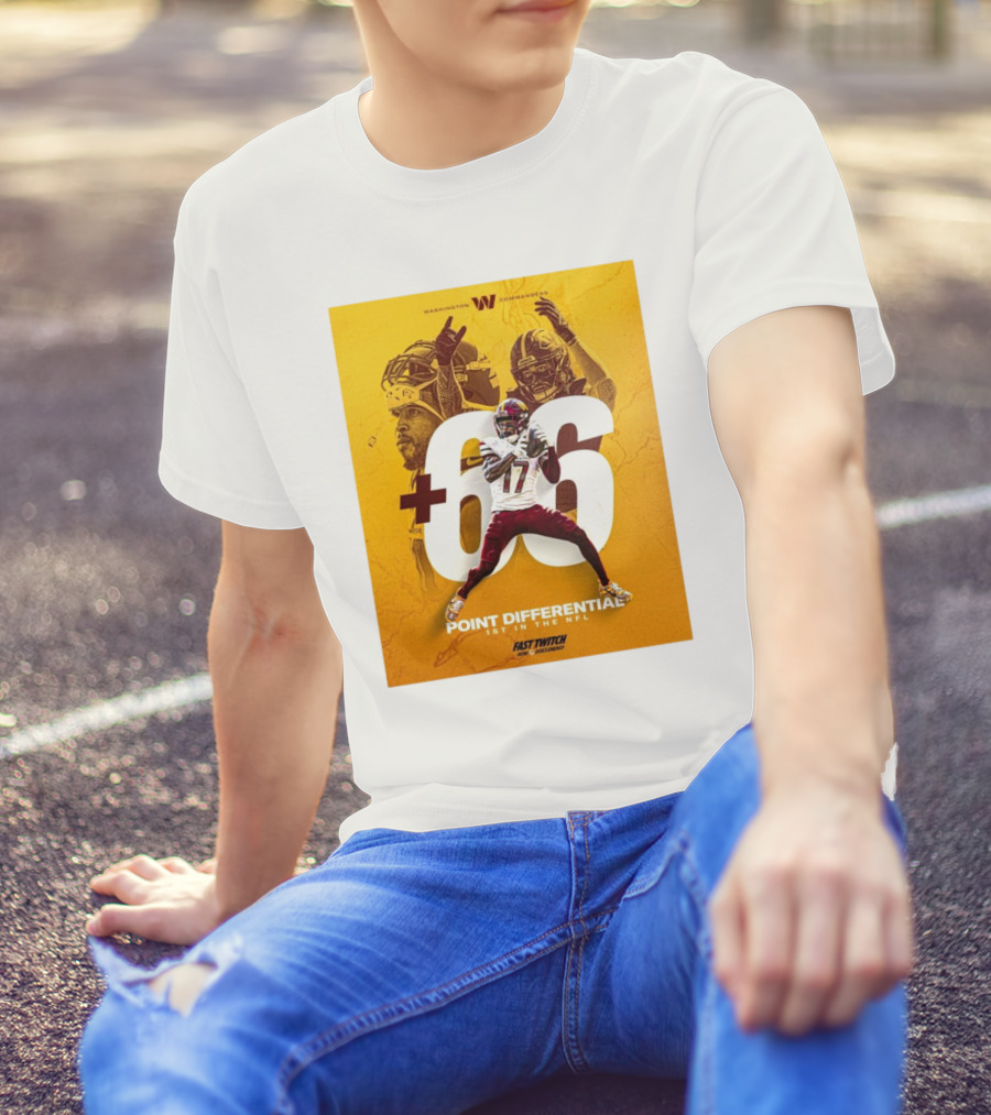 Washington Commanders +66 Point Differential 1st In The NFL T-Shirt