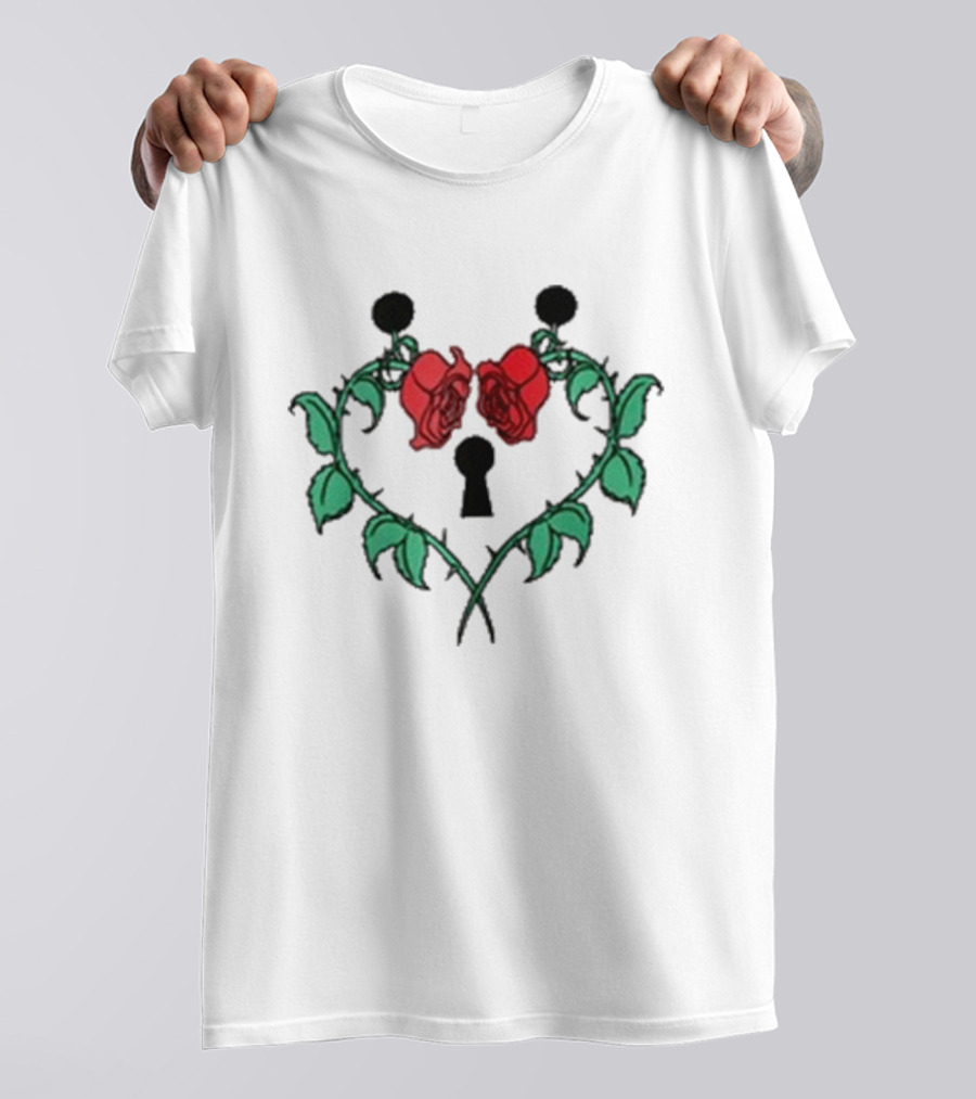 Xplr Protector Of Hearts 2024 Roses And Keyhole T-Shirt