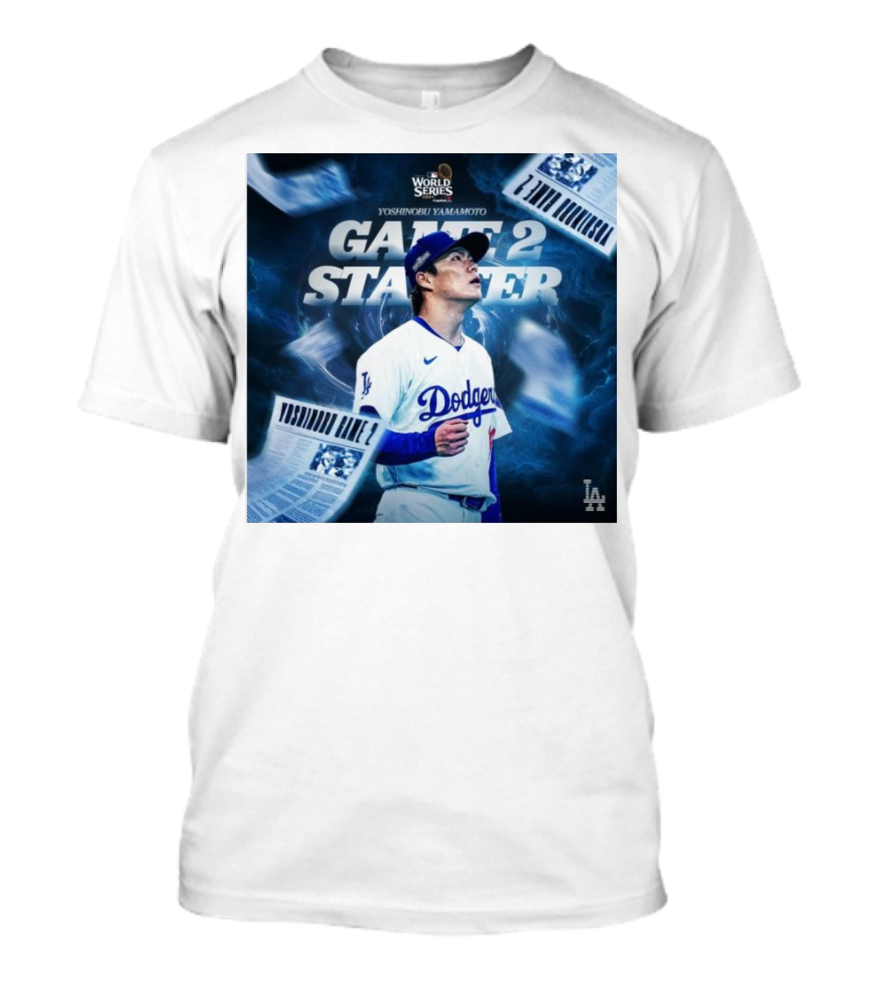 Yoshinobu Yamamoto Dodgers Game 2 Starter MLB World Series T-Shirt