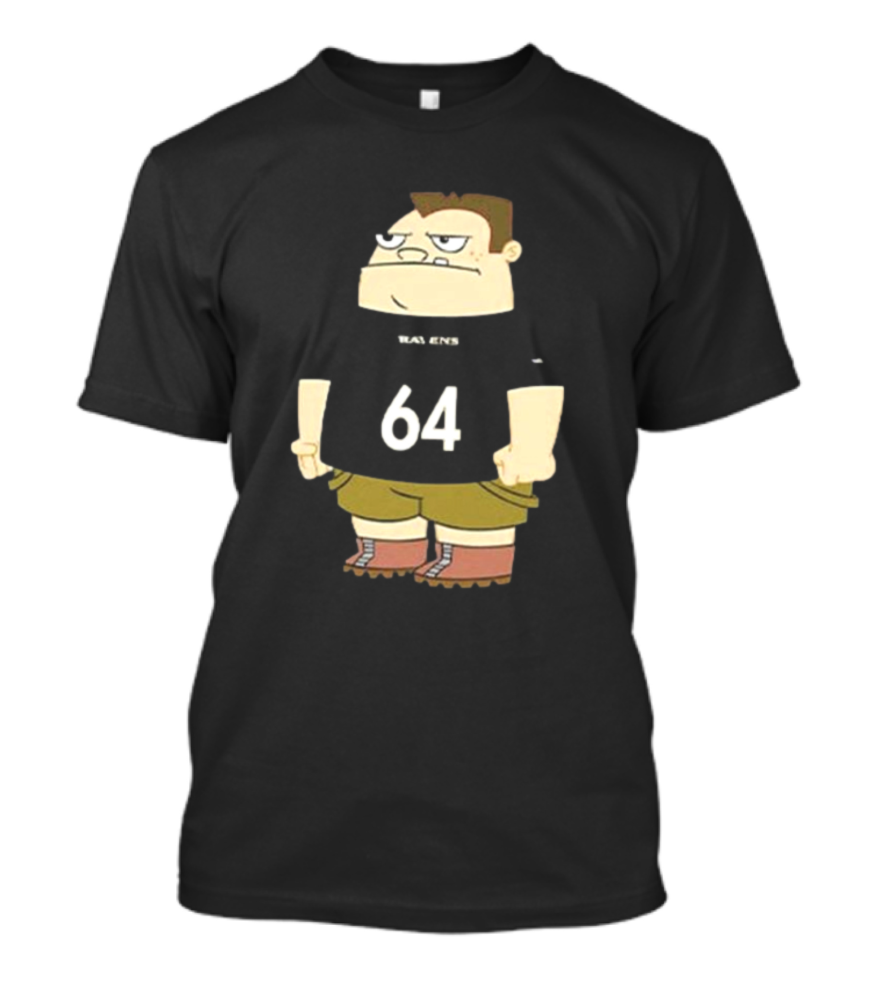 Baltimore Ravens 64 Tyler Linderbaum Buford Van Stomm Ravens Fan T-Shirt