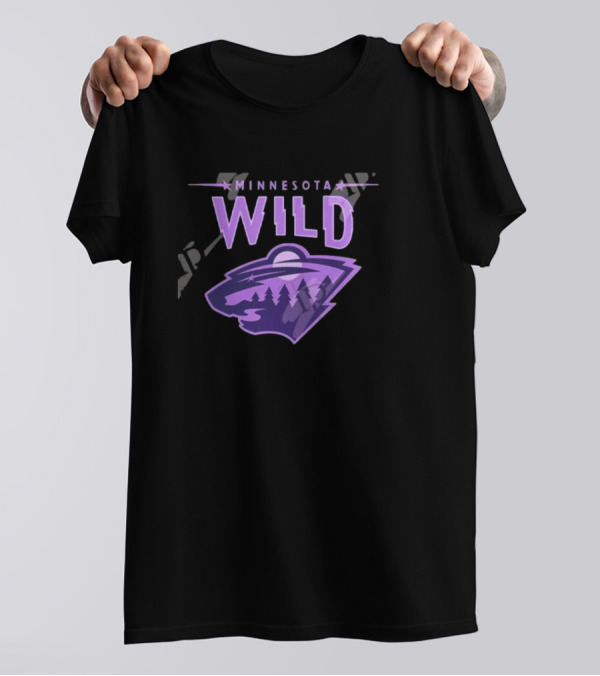 Minnesota Wild Hockey Fights Cancer 25th Anniversary T-Shirt