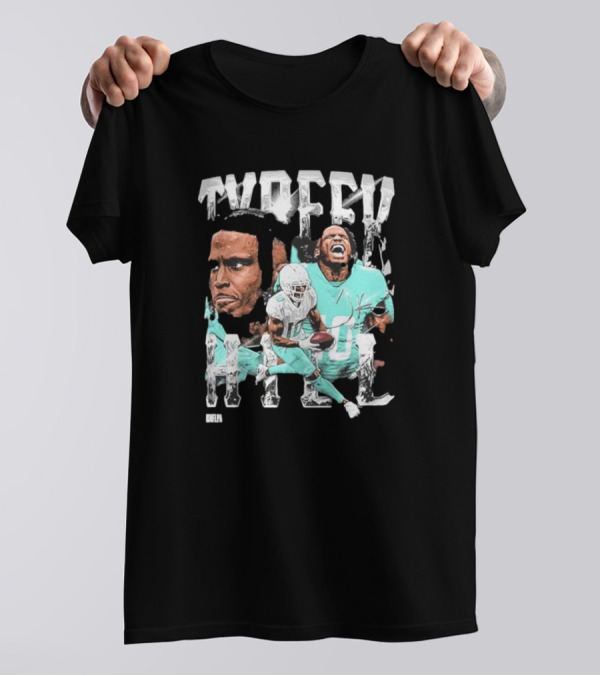 Tyreek Hill Miami Dolphins NFL Homage 2024 Signature T-Shirt