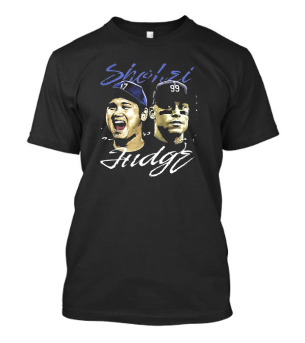 Shohei 17 Judge 99 World Series 2024 Signatures T-Shirt