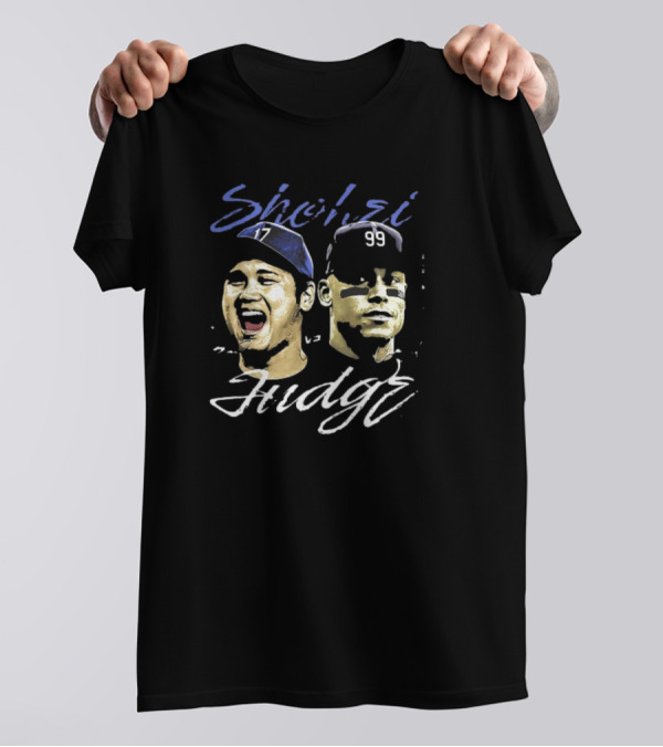 Shohei 17 Judge 99 World Series 2024 Signatures T-Shirt