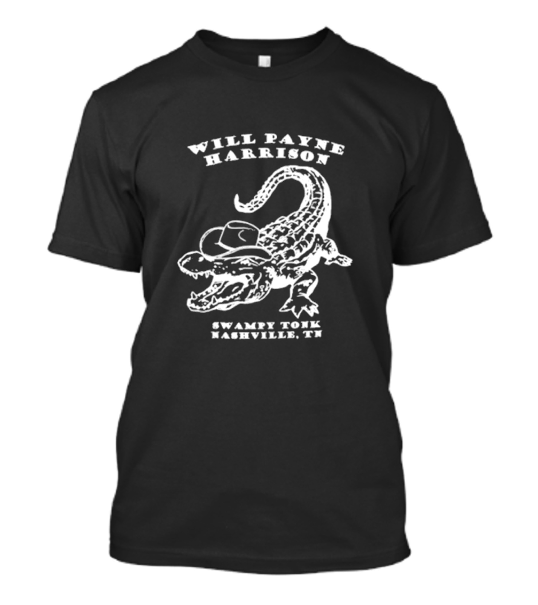 Will Payne Harrison Swampy Tonk Alligator Nashville TN T-Shirt