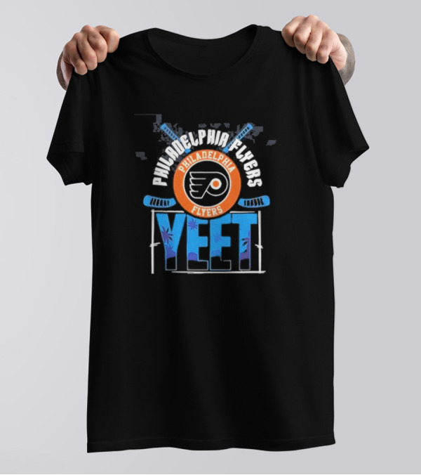Yeet Philadelphia Flyers 2024 Hockey Sticks T-Shirt