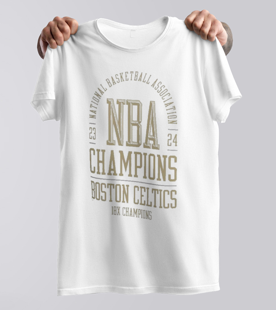 Boston Celtics NBA Champions 2023-2024 National Basketball Association 18x Champions T-Shirt