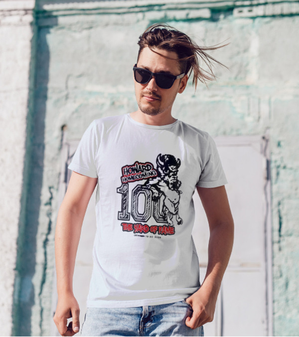 Howard Homecoming 100 The Yard Of Fame October 13-20 T-Shirt