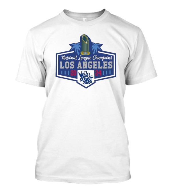 National League Champions Los Angeles West Coast 2024 MLB T-Shirt