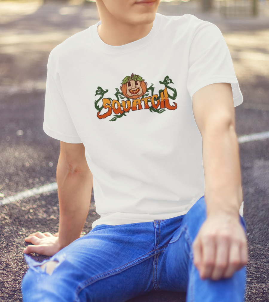 Media Squatch Pumpkin Halloween T-Shirt