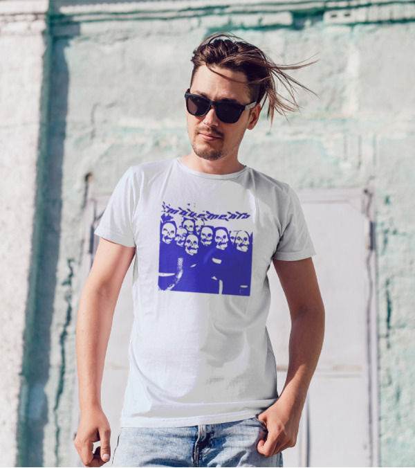 Movements Skeleton Mask Group Afraid To Die T-Shirt