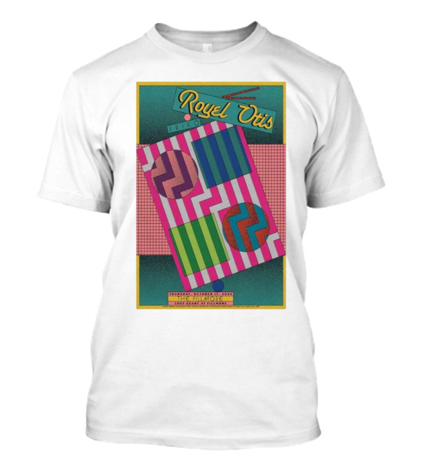 Royel Otis Friko The Fillmore San Francisco October 17 2024 Vibrant Geometric T-Shirt