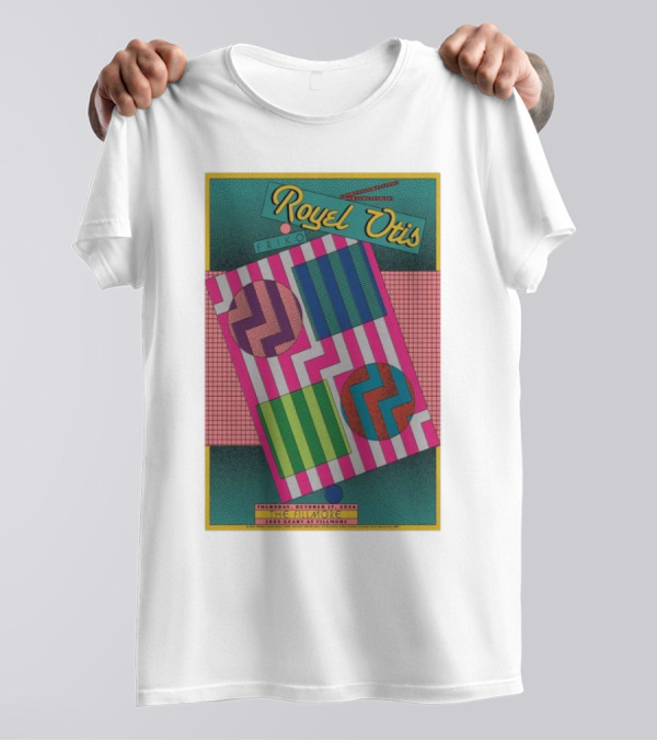 Royel Otis Friko The Fillmore San Francisco October 17 2024 Vibrant Geometric T-Shirt