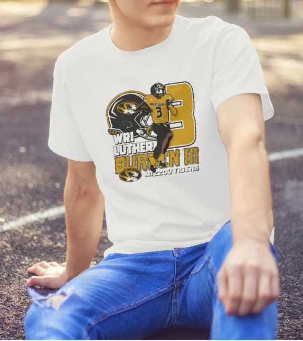 Mizzou Tigers Football WR1 Luther Burden III 2024 NCAA T-Shirt