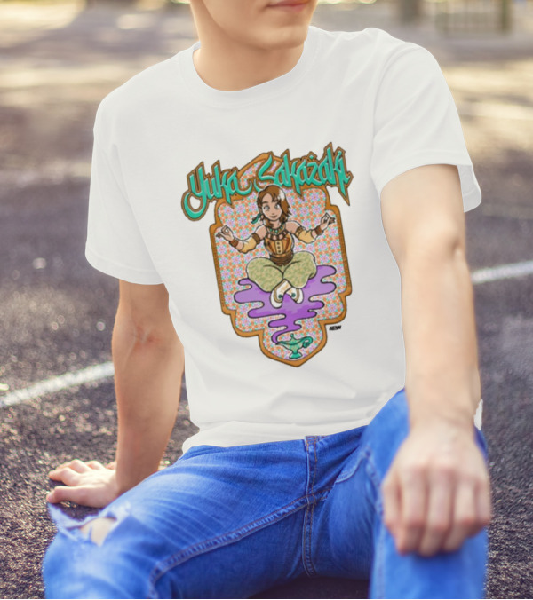 Yuka Sakazaki AEW Genie Magic Lamp Floating T-Shirt