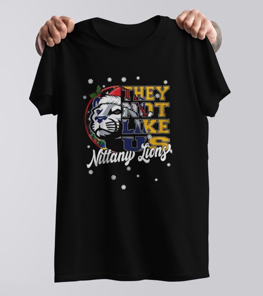 They Not Like Us Nittany Lions Christmas 2024 Penn State Nittany Lions T-Shirt