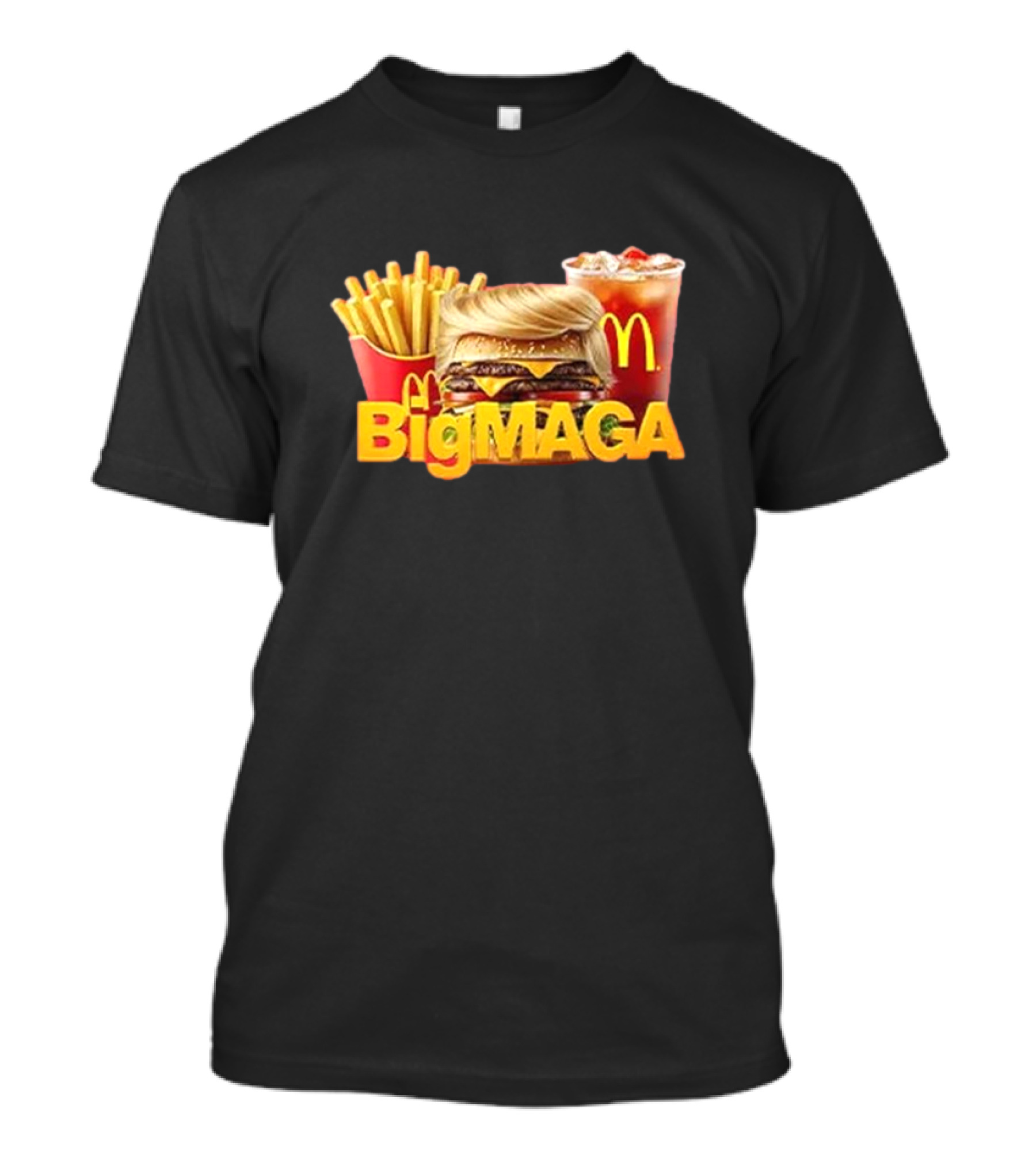 BigMAGA Burger Trump McDonald’s Combo T-Shirt