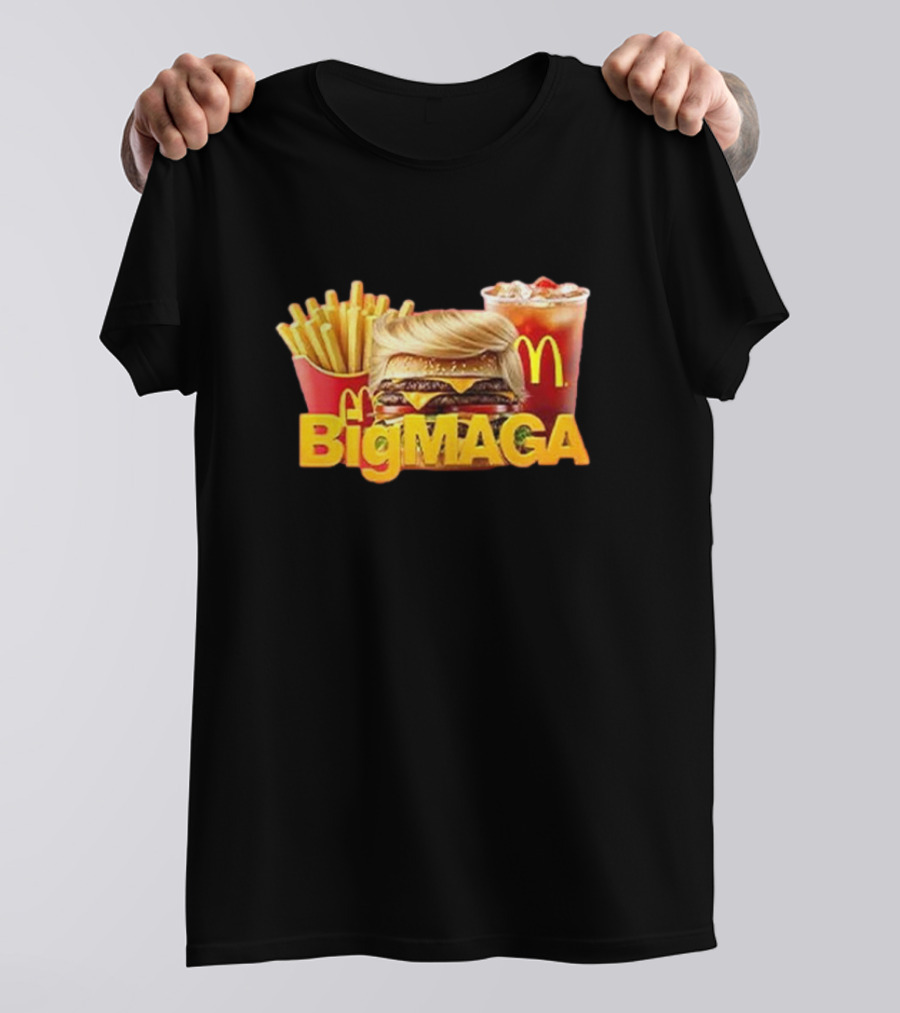 BigMAGA Burger Trump McDonald’s Combo T-Shirt