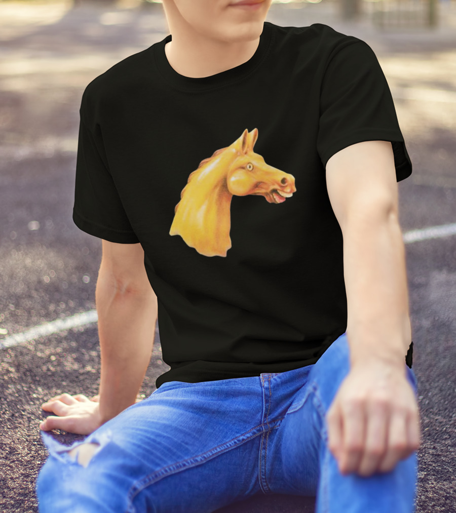 We Live In Time Carousel Horse What’s The Rush Head T-Shirt