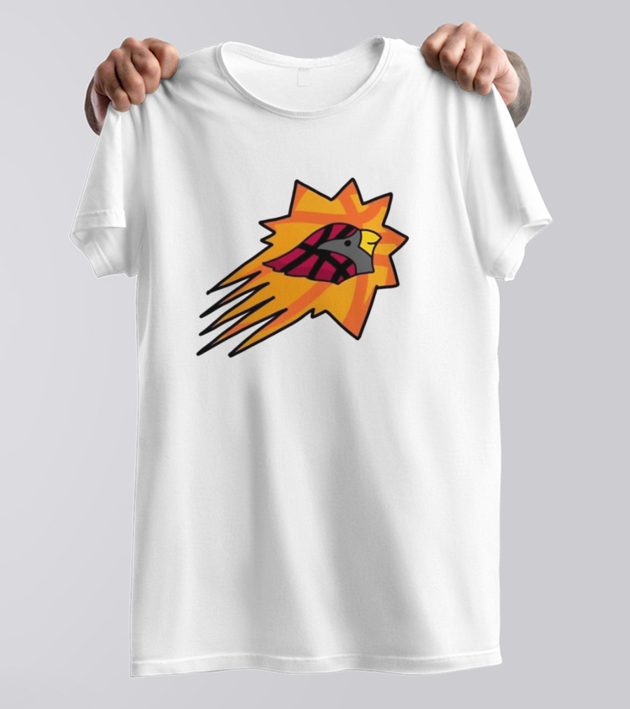 NFL NBA Cardinals Phoenix Suns Logo Mashup Combine T-Shirt