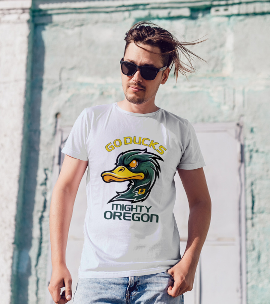 Go Ducks 2024 Mighty Oregon Ducks Mascot T-Shirt