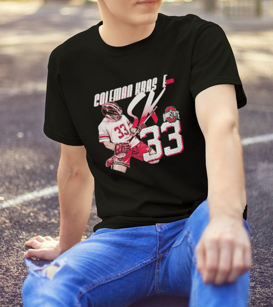 Coleman Kraske Ohio State #33 SKI T-Shirt