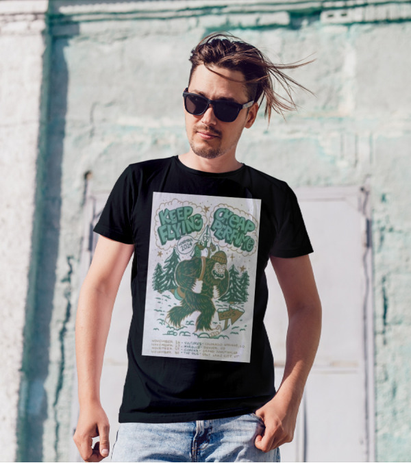 Keep Flying Cheap Perfume November 2024 Tour Vultures Marquis Coast The DLC T-Shirt