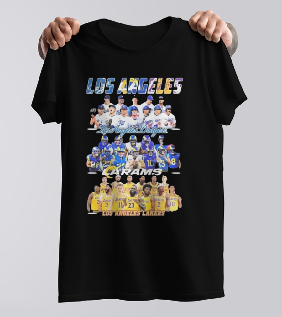 Los Angeles Dodgers Rams Lakers Team Sports T-Shirt