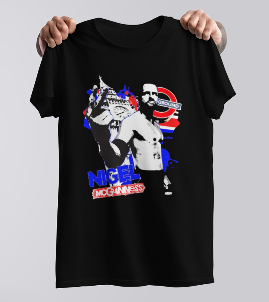 Nigel McGuinness Underground London Icon AMW T-Shirt
