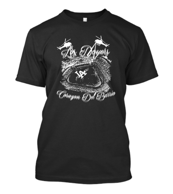 Los Doyerz LA Corazon Del Barrio Los Angeles Dodgers Stadium T-Shirt