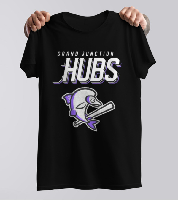 Grand Junction Hubs Baseball Dolphin T-Shirt