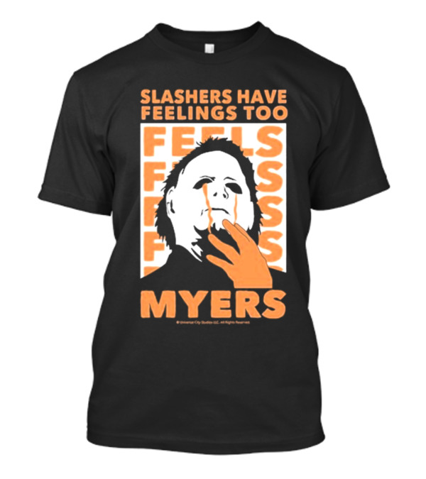 Halloween 2024 Michael Myers Slashers Have Feelings Too Myers Riot Society Painting T-Shirt