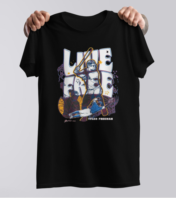 Tyler Freeman Live Free Cleveland Guardians Player T-Shirt