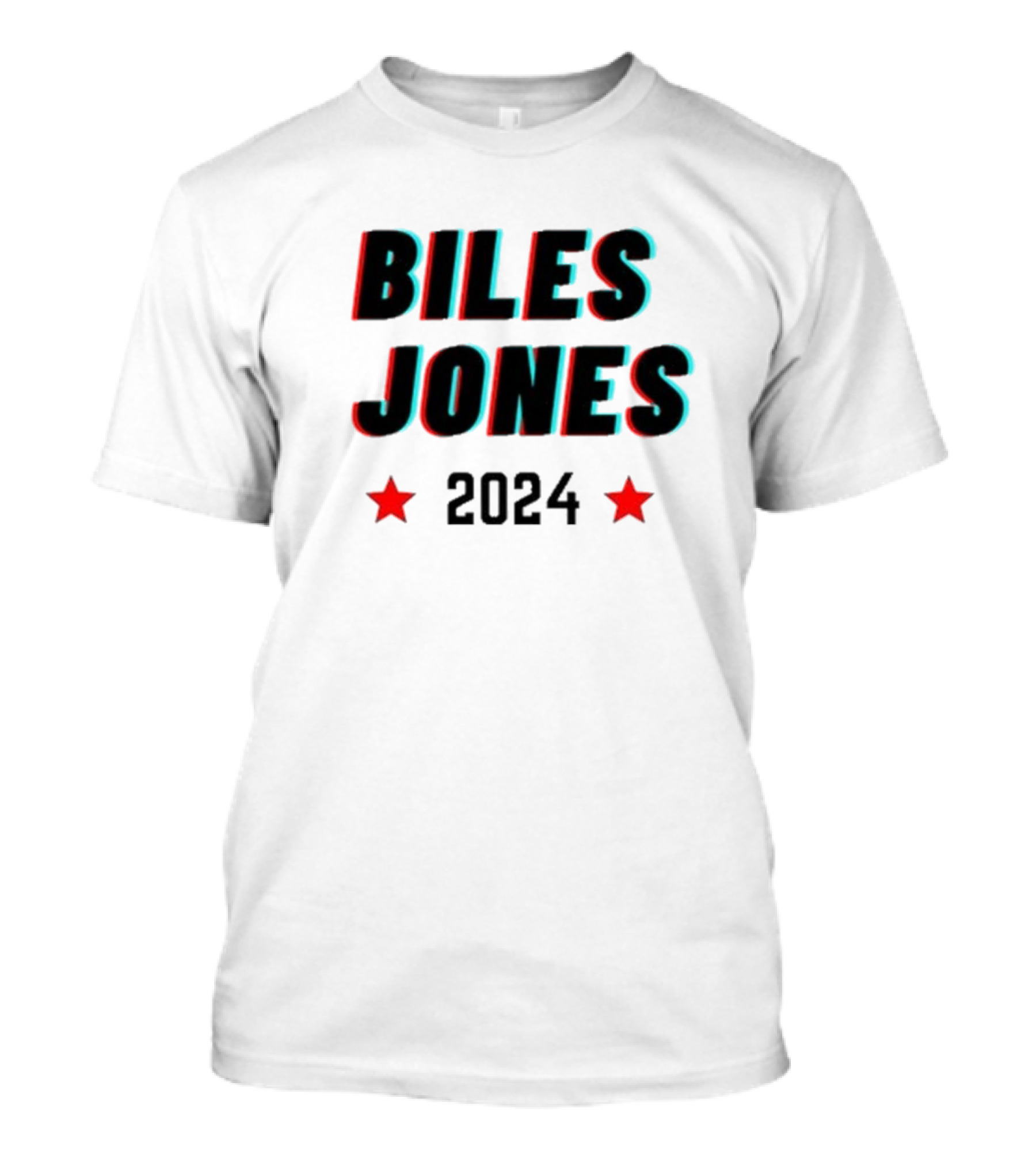 Biles Jones 2024 Campaign Election Stars T-Shirt