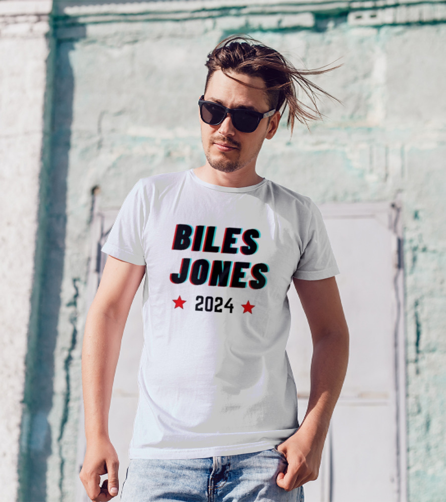 Biles Jones 2024 Campaign Election Stars T-Shirt