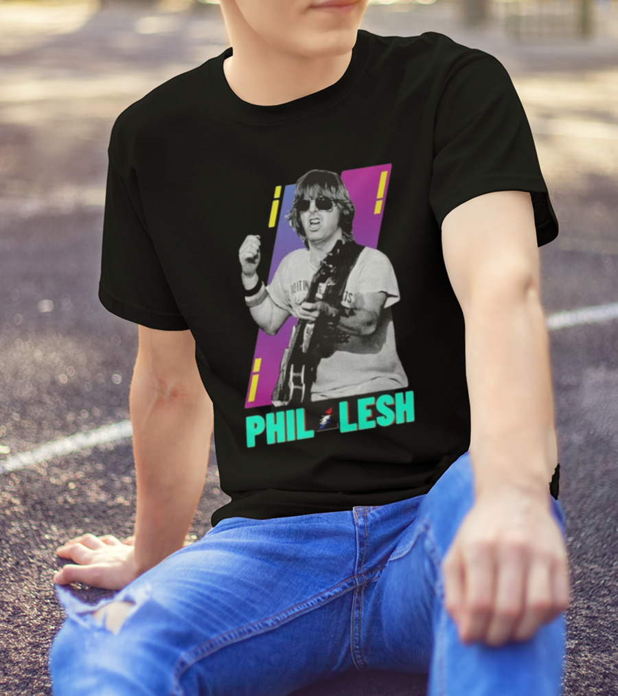 PHIL LESH Grateful Dead Bassist Vintage Rock Music T-Shirt