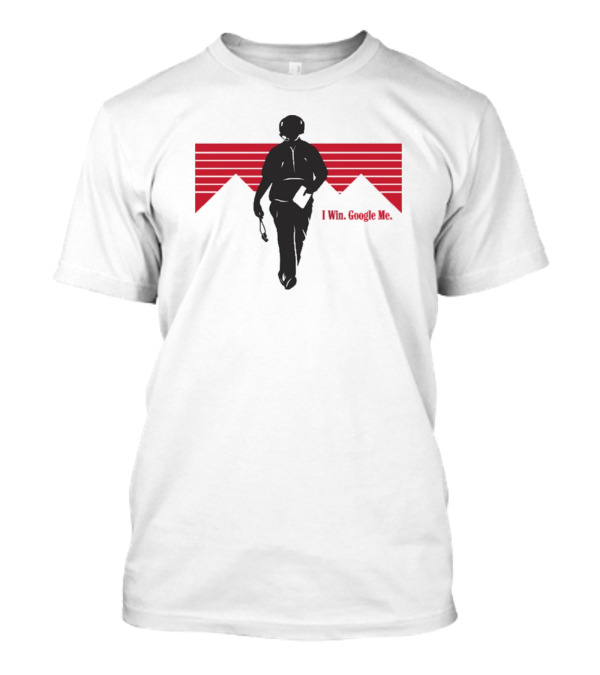 I Win Google Me 2024 Retro Headphones Stripes T-Shirt