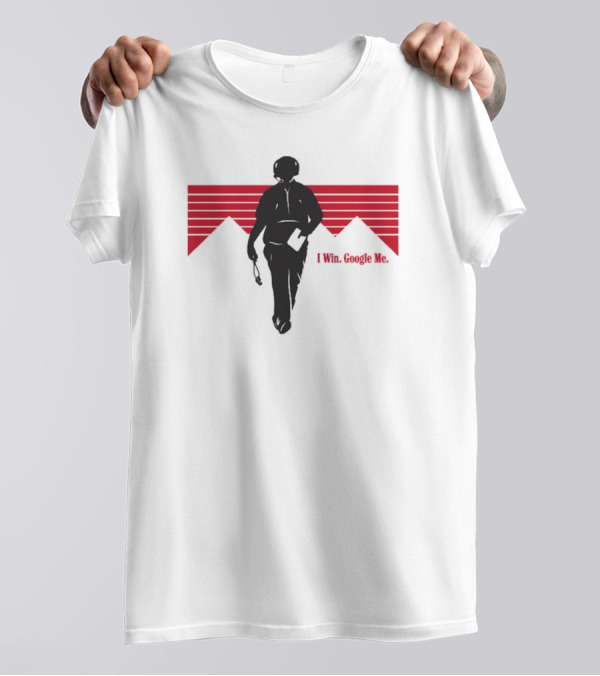 I Win Google Me 2024 Retro Headphones Stripes T-Shirt