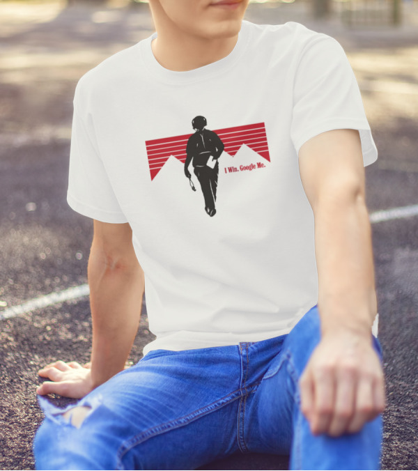 I Win Google Me 2024 Retro Headphones Stripes T-Shirt