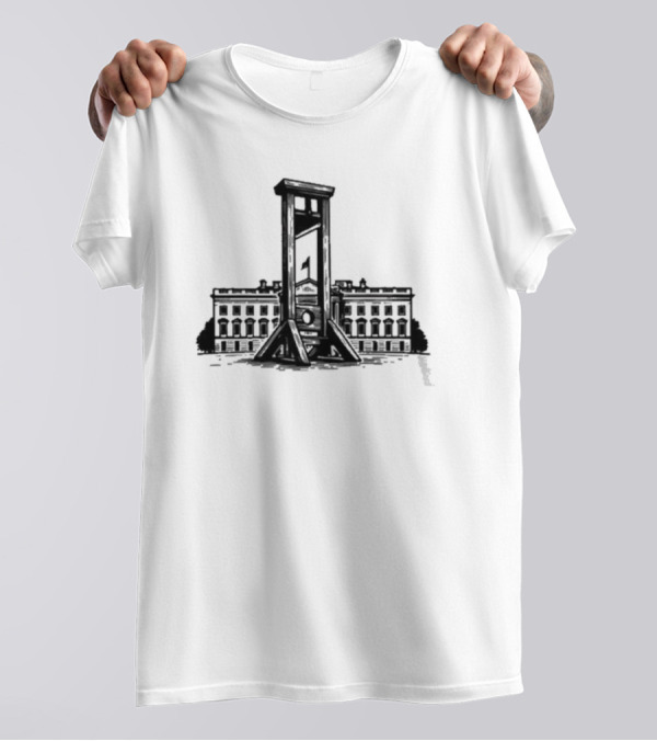 Ideologie No More Presidents Guillotine White House T-Shirt