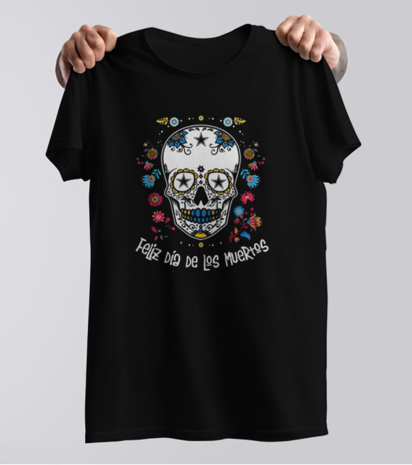 Feliz Dia De Los Muertos Dallas Cowboys T-Shirt