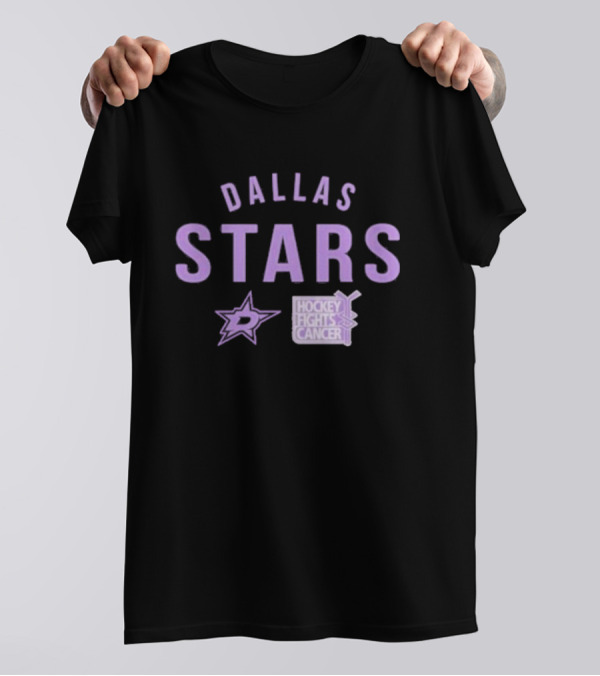 Dallas Stars Hockey Fights Cancer T-Shirt