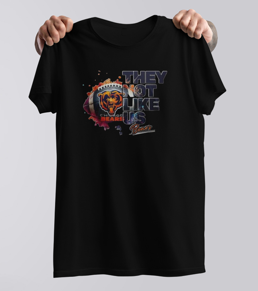 Chicago Bears NFL They Not Like Us Bears T-Shirt